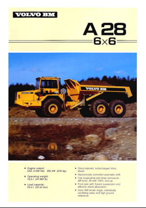 Autobasculante articulate Volvo A28 (6x6)