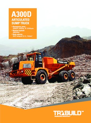 Autobasculante articulate TRXBUILD A300D