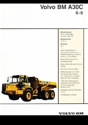 Autobasculante articulate Volvo A30C 6x6