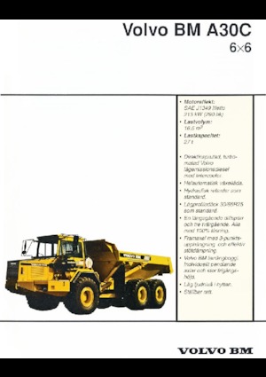 Autobasculante articulate Volvo A30C 6x6