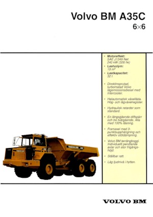 Autobasculante articulate Volvo A35C 6x6