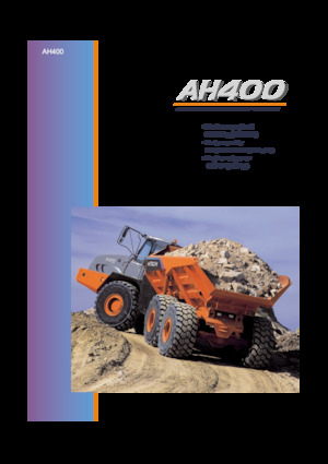 Autobasculante articulate Hitachi AH400