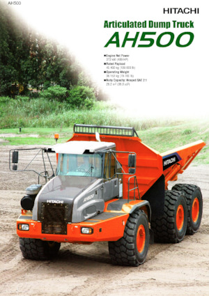 Autobasculante articulate Hitachi AH500