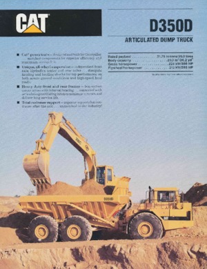 Autobasculante articulate Caterpillar D 350 D