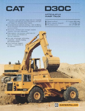 Autobasculante articulate Caterpillar D30C