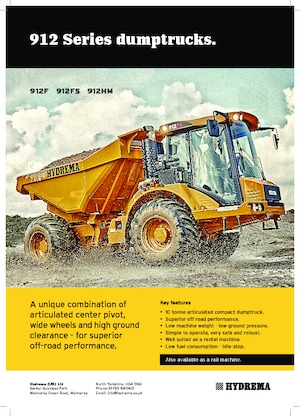 Autobasculante articulate Hydrema 912F