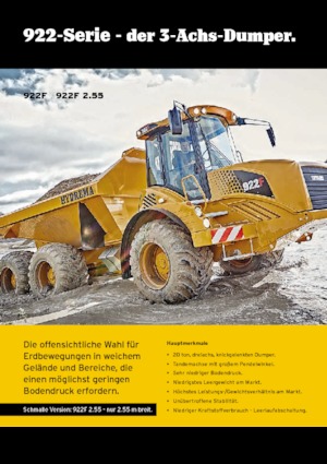 Autobasculante articulate Hydrema 922F