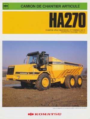 Autobasculante articulate Komatsu HA270