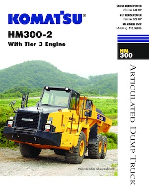 Autobasculante articulate Komatsu HM300-2