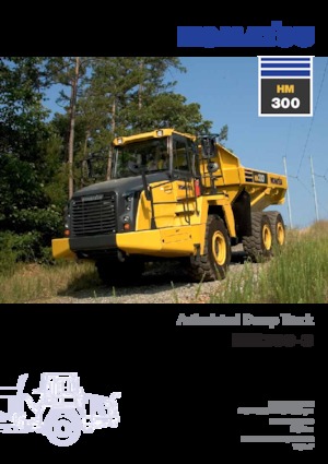 Autobasculante articulate Komatsu HM300-3