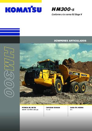Autobasculante articulate Komatsu HM300-5E0
