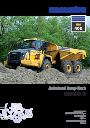 Autobasculante articulate Komatsu HM400-3