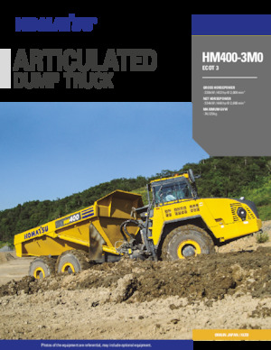 Autobasculante articulate Komatsu HM400-3M0