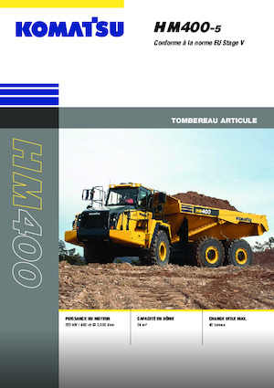 Autobasculante articulate Komatsu HM400-5E0