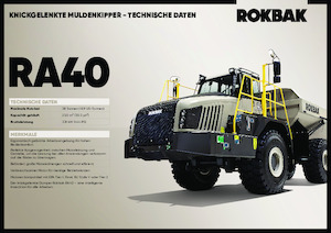 Autobasculante articulate Rokbak RA40