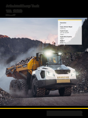 Autobasculante articulate Liebherr TA 230 Litronic
