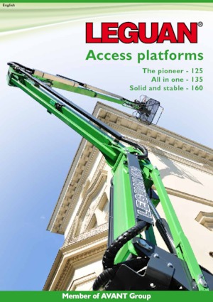 Nacele cu braț articulat pe roți Leguan 135