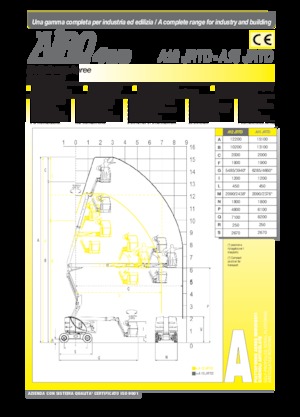 Nacele cu braț articulat pe roți AIRO A15 JRTD