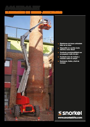 Nacele cu braț articulat pe roți Snorkel A46JE