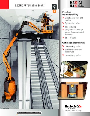 Nacele cu braț articulat pe roți Haulotte HA32 CJ+
