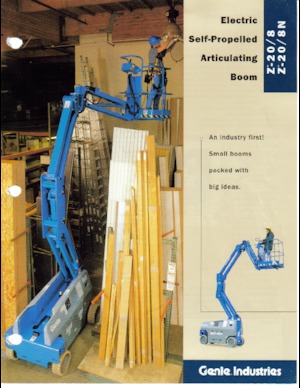 Nacele cu braț articulat pe roți Genie Z 20/8 E