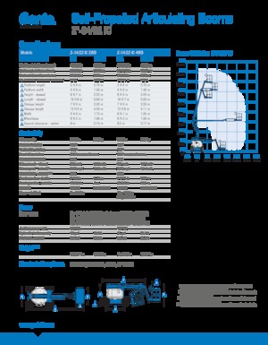 Nacele cu braț articulat pe roți Genie Z-34/22 IC