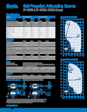 Nacele cu braț articulat pe roți Genie Z45/25 DC