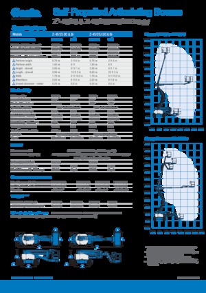 Nacele cu braț articulat pe roți Genie Z 45/25 E