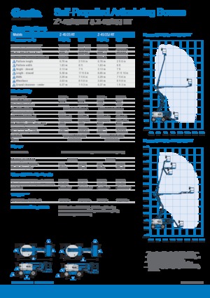 Nacele cu braț articulat pe roți Genie Z-45/25J RT