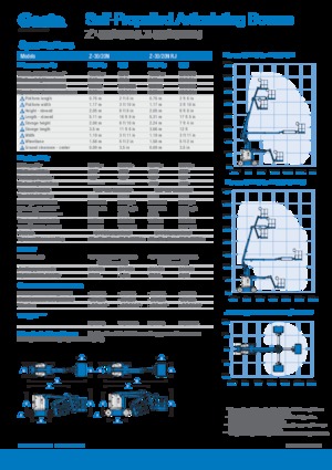 Nacele cu braț articulat pe roți Genie Z-30/20N RJ