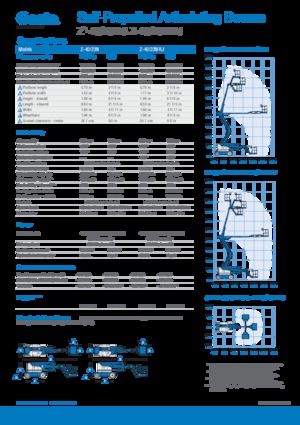 Nacele cu braț articulat pe roți Genie Z-40/23N