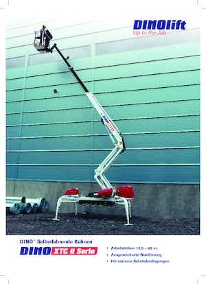 Nacele cu braț articulat pe șenile Dino Lift Dino 220 XTC II