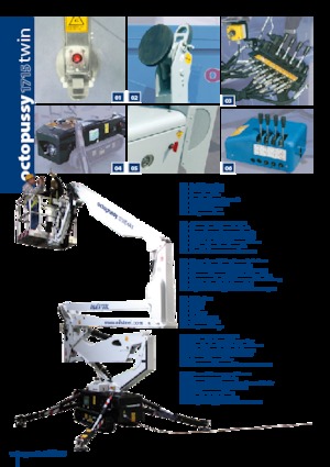 Nacele cu braț articulat pe șenile Oil & Steel Octopussy 1715 Twin
