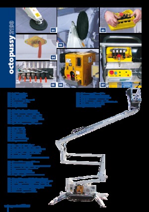 Nacele cu braț articulat pe șenile Oil & Steel Octopussy 2190