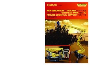 Nacele cu braț articulat pe șenile Palfinger P 150 AJTK