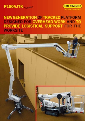 Nacele telescopice montate pe camion Palfinger P 180 AJTK