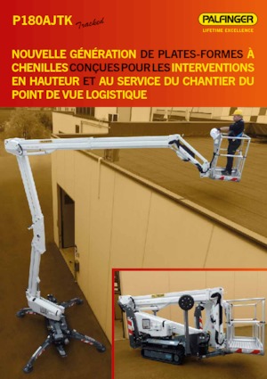 Nacele telescopice montate pe camion Palfinger P 180 AJTK