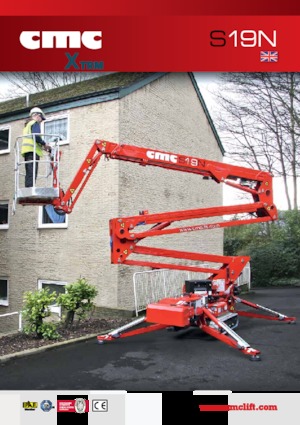 Nacele cu braț articulat pe șenile CMC S19N