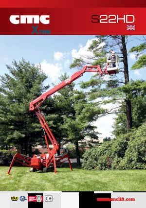 Nacele cu braț articulat pe șenile CMC S22HD