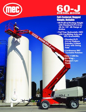 Nacele telescopice pe roți MEC 60-J