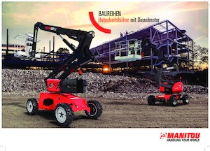 Nacele cu braț articulat pe roți Manitou ManGo 12