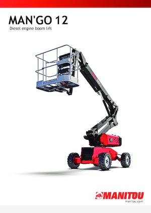 Nacele cu braț articulat pe roți Manitou ManGo 12