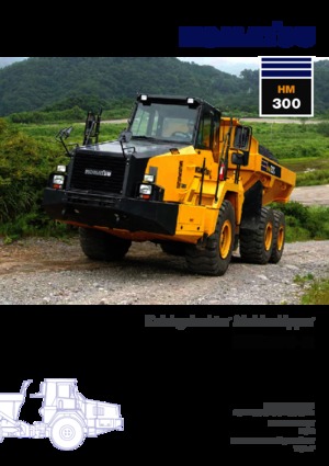 Autobasculante articulate Komatsu HM300-2