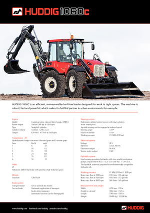 Buldoexcavatoare Huddig 1060 C