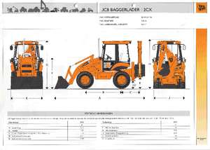Buldoexcavatoare JCB 2 CX II 4x4x4