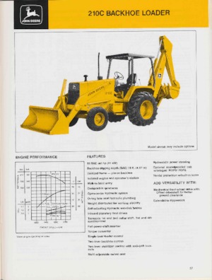 Buldoexcavatoare John Deere Construction 210 C