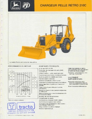 Buldoexcavatoare John Deere Construction 210 C