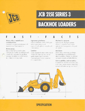 Buldoexcavatoare JCB 215 E