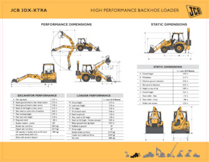 Buldoexcavatoare JCB 3DX-XTRA