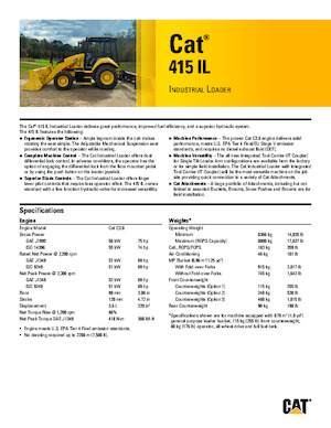 Buldoexcavatoare Caterpillar 415 IL